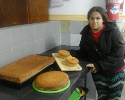 Bica Infancia: las mamás hicieron tortas con los zapallos cosechados