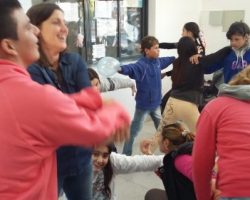 Juegos cooperativos en el Ctro. de salud “San Martín””