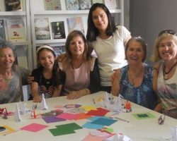 Comenzamos el taller de origami