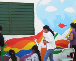 Comenzó la construcción del “Mural por la Paz” en Paraná